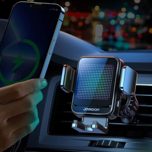 JOYROOM JR-ZS341 Wireless Car Charger 15W Holder with Gradient light (Air Vent)