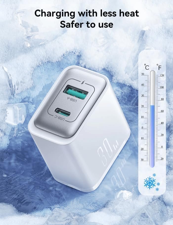 Joyroom JR-TCF15eu 30W A+C Dual-Port Charger PD 3.0 QC 3.0 FCP PPS AFC - الصورة 6