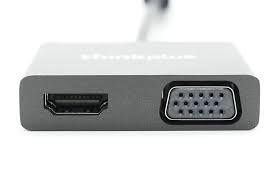 Lenovo Thinkplus USB-C Hub Type C to HDMI VGA USB 3in1 adapter 4K HDMI