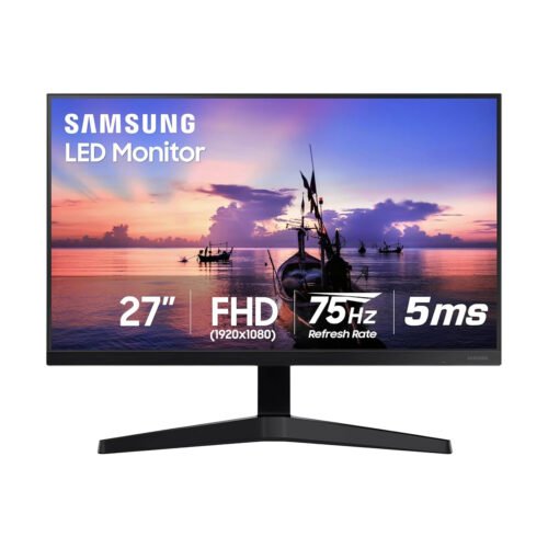 SAMSUNG T350 Series 27" FHD 1080P PC Monitor, 75Hz, IPS Panel, 5ms
