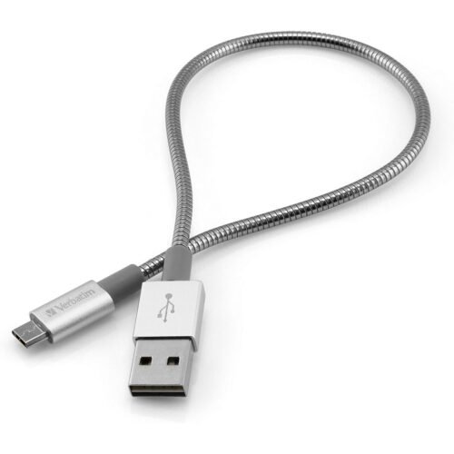 Verbatim Micro USB charging high-quality stainless steel cable 30 cm