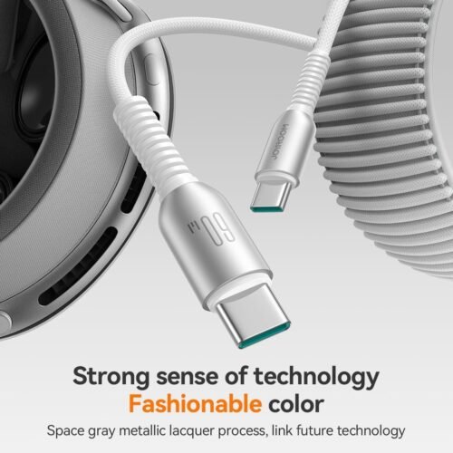 JOYROOM S-A51 60W Fast Charging Type-C to Type-C Data Cable, 1.2m, Advanced Series S-A51