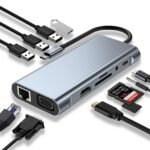 Type-C to HDTV 11-in-1 Multi-Function Dock Station Adapter
