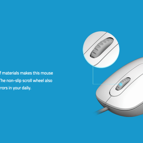 Rapoo N200 Wired USB Optical Mouse -1600DPI