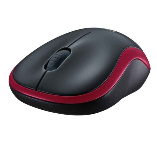 Logitech Wireless Mouse M185 - Red