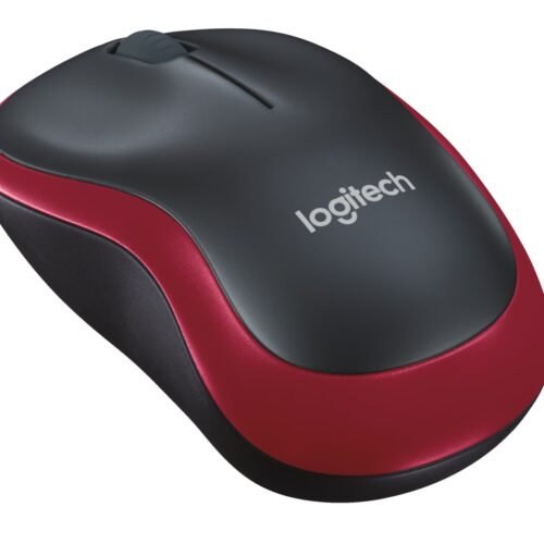 Logitech Wireless Mouse M185 - Red