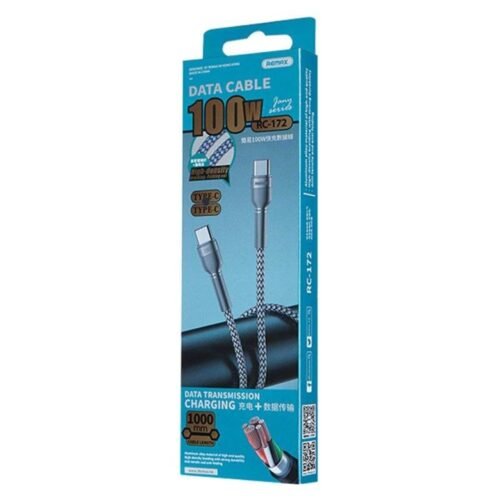 REMAX RC-172 C-C Jany Series 100W Type-C to Type-C Fast Charging PD