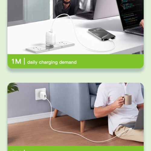 BLITZ CC65W 2M Type-C to Type-C Cable - 65W PD, High Performance