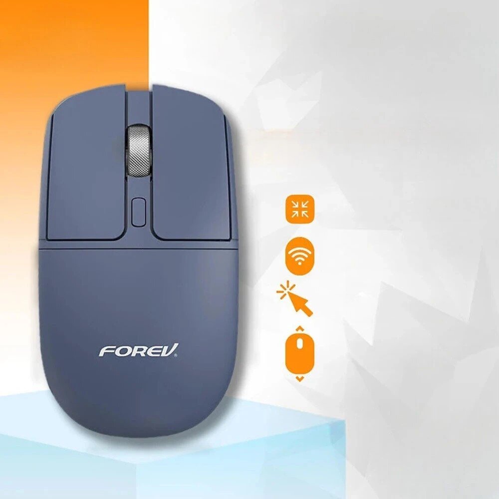 FOREV FV-386 Silent Wireless Mouse – 2.4Ghz 10m Range – 1600DPI - الصورة 4