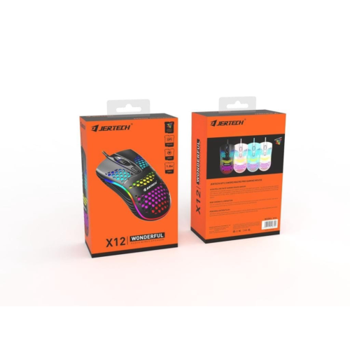 Jertech X12 RGB Wonderful Wired Gaming Mouse