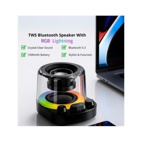 Modem Cat Bluetooth Speaker MSP-05, Bass Stereo - RGB - Keyboard Blue Mechanical switch  - FM Radio