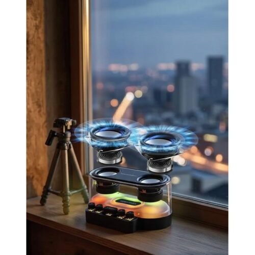 Modem Cat MSP-04 Bluetooth Speaker - Bass Stereo - RGB - Keyboard Axis - FM Radio