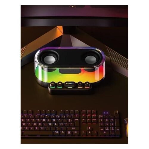 Modem Cat MSP-04 Bluetooth Speaker - Bass Stereo - RGB - Keyboard Axis - FM Radio