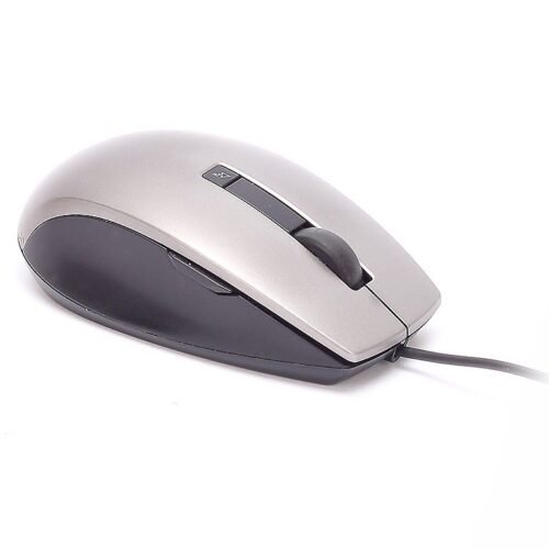 Dell Moczul Wired Mouse with 6 Buttons + Adjustable DPI - Silver - Original