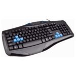 Gaming Keyboard with Blue Highlighted WASD Keys – USB Wired – Q60كيبورد