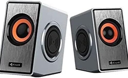 Kisonli T-007 USB Stereo Speaker – Dual Powerful Performance