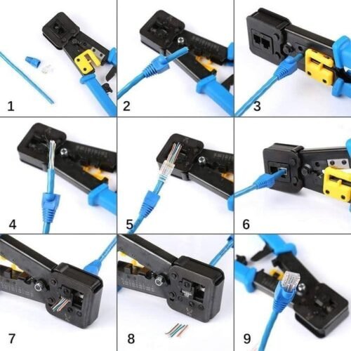 Heavy Duty Crimping Tool for Network Cables OPEN RJ