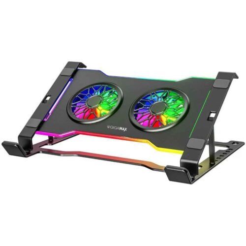 The GIGAMAX GM55 Premium Steel is a high-performance cooling solution designed for gaming laptops and high-end workstations. It is distinguished by its durable metal build and high-velocity fan configuration.