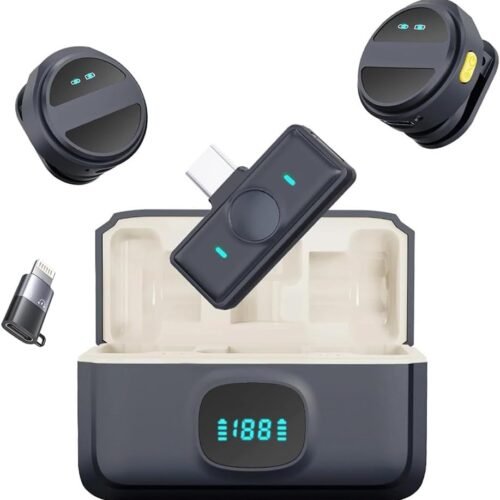 The SX21 Magnetic Wireless Lavalier Microphone is a compact, 2.4GHz digital microphone system designed for content creators. Its standout features include a magnetic attachment system (similar to the Hollyland Lark M2) and broad compatibility with both iOS and Android devices.