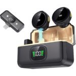 Magnetic Wireless Lavalier Microphone M1 With Intelligent Noise Cancellation مايك وايرلس