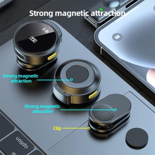 Magnetic Wireless Lavalier Microphone M1 With Intelligent Noise Cancellation