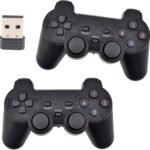 gm7070 USB Twin Wireless Rechargable game Controller Gamepad