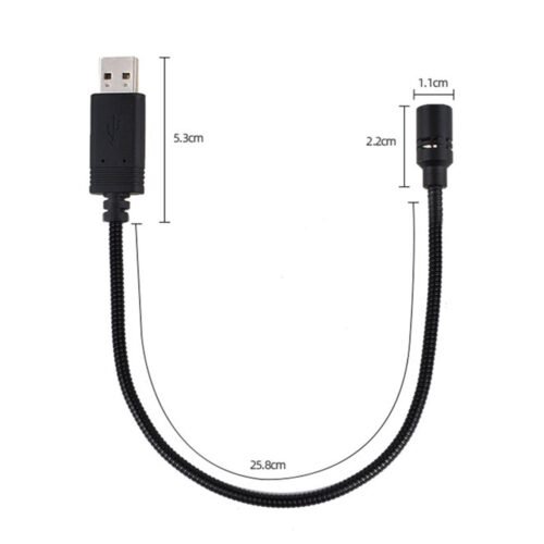 USB Desktop Microphone HY-302 for PC - Laptop and PS4 - 360 Degree Rotation Adjustable