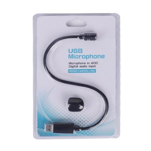 USB Desktop Microphone HY-302 for PC - Laptop and PS4 - 360 Degree Rotation Adjustable