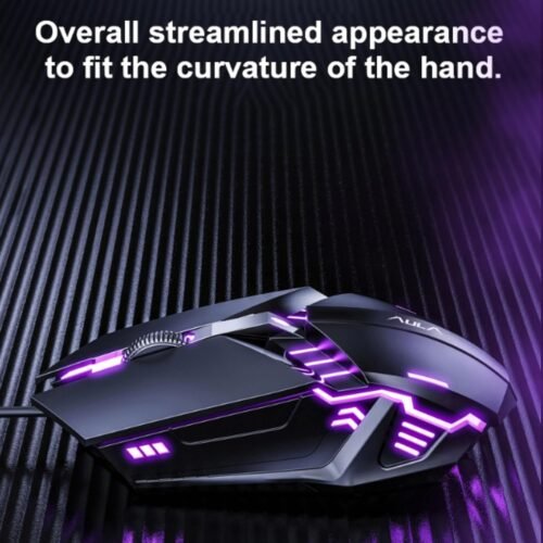 Aula S31 3200 DPI LED Macro USB Gaming Mouse