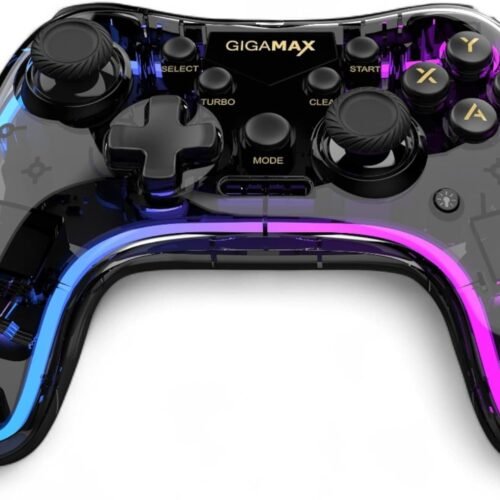 Gigamax GP2024 Wireless Transparent RGB Gamepad
