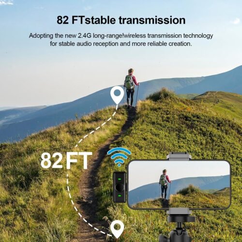 Magnetic Wireless Lavalier Microphone M1 With Intelligent Noise Cancellation