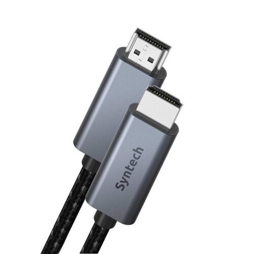The Syntech HDMI 2.0 cable is engineered for high-performance home theaters and gaming setups, focusing on durability and signal integrity over a standard 1.8m (6ft) distance.