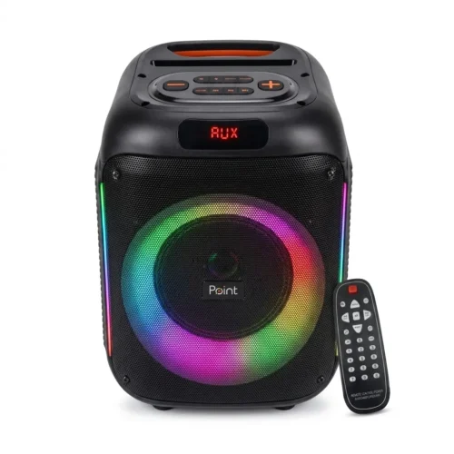 اشترِ صب ووفر Point PT-1500 بمصر. صوت 20W RMS، ووفر 8 بوصة، بطارية 3600mAh، إضاءة RGB، مدخل مايك وريموت بأفضل سعر من KCS Store.
