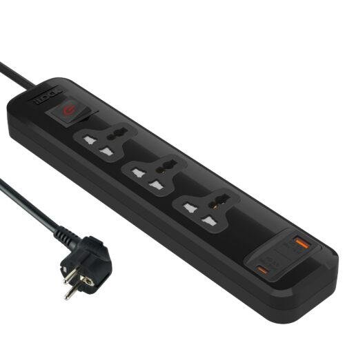 iLock 5109 Power Strip - الحل الذكي والأمن لتنظيم طاقة أجهزتك Product Overview: وداعاً لزحام الشواحن والمقابس