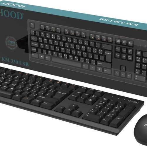 HOOD - KM 330 USB - Multimedia Keyboard & Mouse