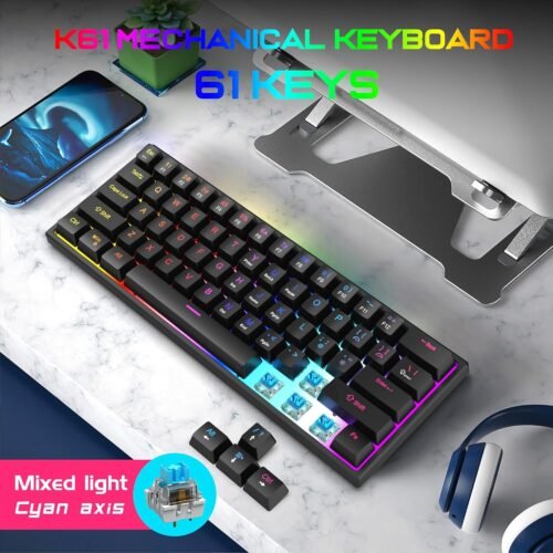 GIGAMAX GM800 Mechanical Gaming Keyboard - Blue Switch