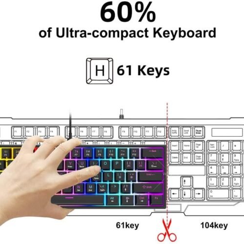 GIGAMAX GM800 Mechanical Gaming Keyboard - Blue Switch