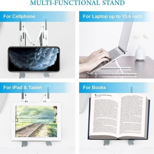 foldable portable aluminium laptop stand