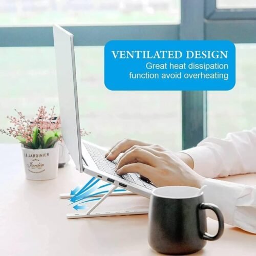 foldable portable aluminium laptop stand