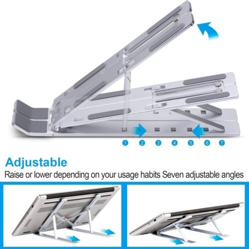 foldable portable aluminium laptop stand