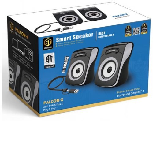 St-Standard Speaker USB And Type C Falcon-X سماعة مكتبية