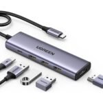 UGREEN 15596 USB Hub 5×1 Multifunction Adapter