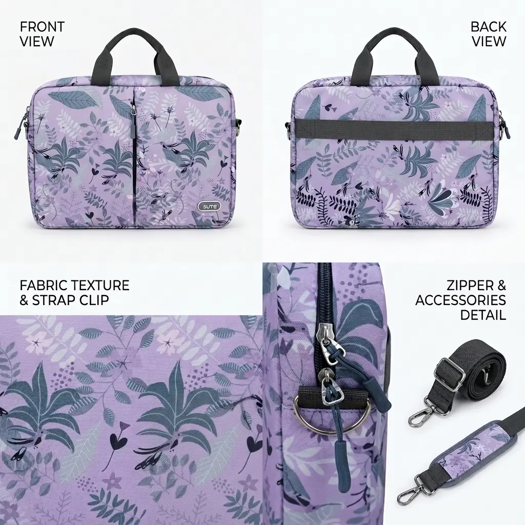 ELITE GS124 Soft Colorful HandBag/Laptop Bag شنطة لابتوب فاخرة مبطنة من الداخل مع حزام مبطن للحمل و جيوب جانبية بألوان متعدده 29 ELITE GS124 Soft Colorful مبطنة، حزام كتف مريح، وجيوب تنظيمية. تصميم عصري وألوان حيوية ومميزات تناسب الشغل والجامعة في مصر!