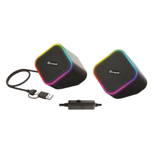 St-Standard Speaker USB And Type C Spark-X RGB سماعه مكتبيه