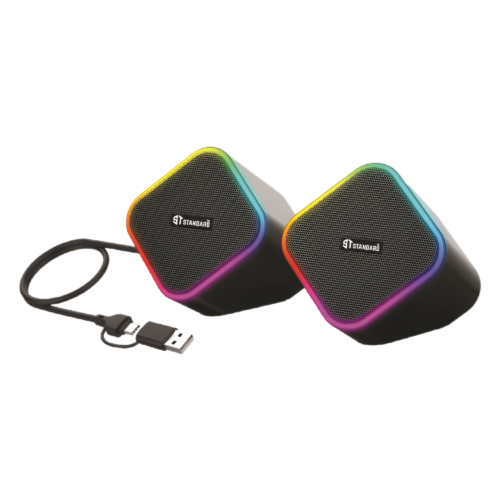 St-Standard Speaker USB And Type C Spark-X RGB سماعه مكتبيه
