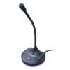 The HY301 RGB (often branded under Prime or generic labels) is a budget-friendly gooseneck condenser microphone designed primarily for PC gaming, video conferencing, and light content creation.