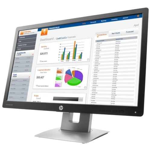 HP EliteDisplay E232 MONITOR FHD IPS Technology LED backlight-HDMI