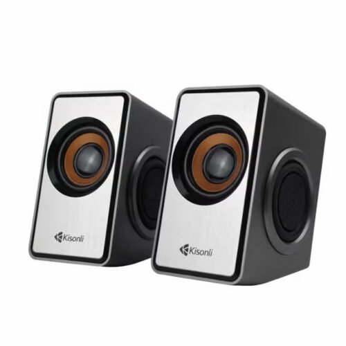 Kisonli T-007 USB Stereo Speaker – Dual Powerful Performance