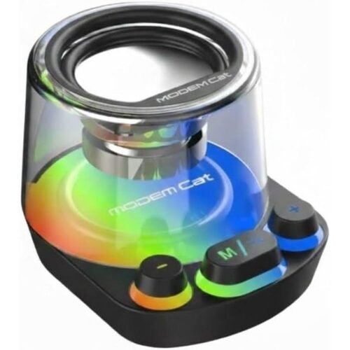 Modem Cat Bluetooth Speaker MSP-05, Bass Stereo - RGB - Keyboard Blue Mechanical switch  - FM Radio