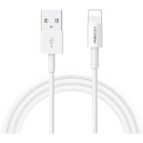 احصل على كابل Recci RTC-P05L Lightning الأصلي بشحن سريع 2.4A. كابل متين يدعم نقل البيانات والشحن السريع لأجهزة iPhone و iPad. اطلب الآن بأفضل سعر!